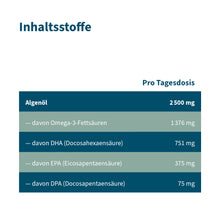 Laden Sie das Bild in den Galerie-Viewer, Omega-3 Vegane Kapseln