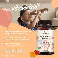 Laden Sie das Bild in den Galerie-Viewer, wowtamins KIDS Multi Gummies