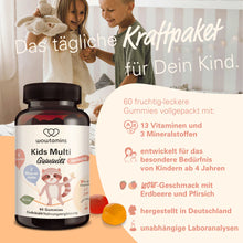 Laden Sie das Bild in den Galerie-Viewer, wowtamins KIDS Multi Gummies