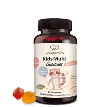 Laden Sie das Bild in den Galerie-Viewer, wowtamins KIDS Multi Gummies
