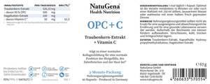 OPC+C Traubenkern-Extrakt + Vitamin C